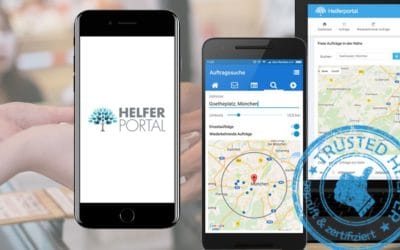 Digitale Helfervermittlung per App